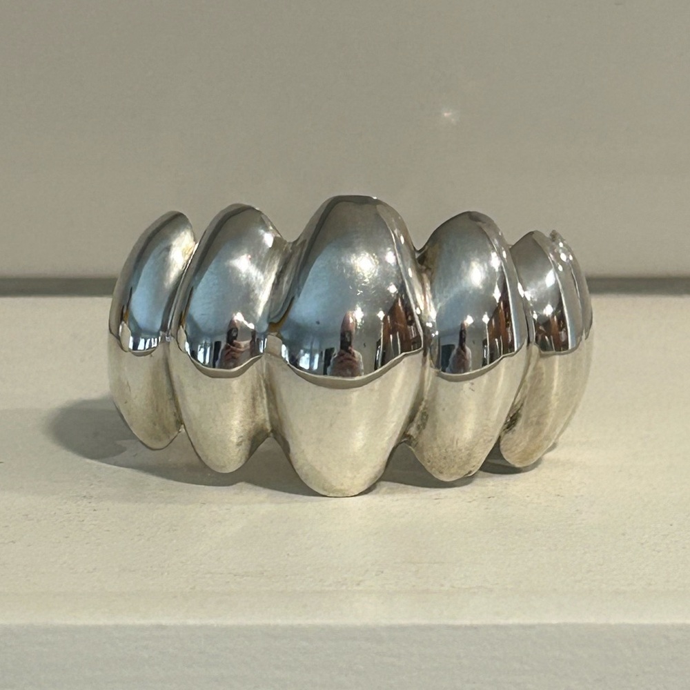 Vintage Taxco TH-57 925 Sterling Cuff Bracelet 40g